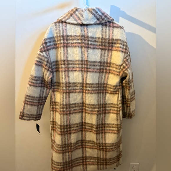 Nine West Modern Shawl Collar Double Breasted Coat - Picture 4 of 7